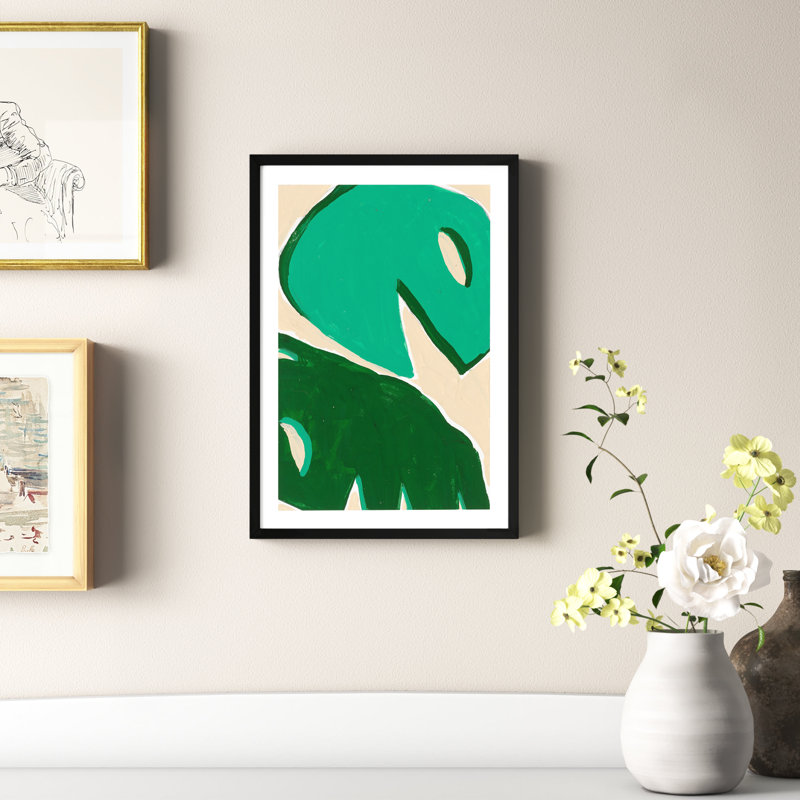 Fronds by Andrea Stokes, Black Framed, 20" H x 14" W x 1.25" D