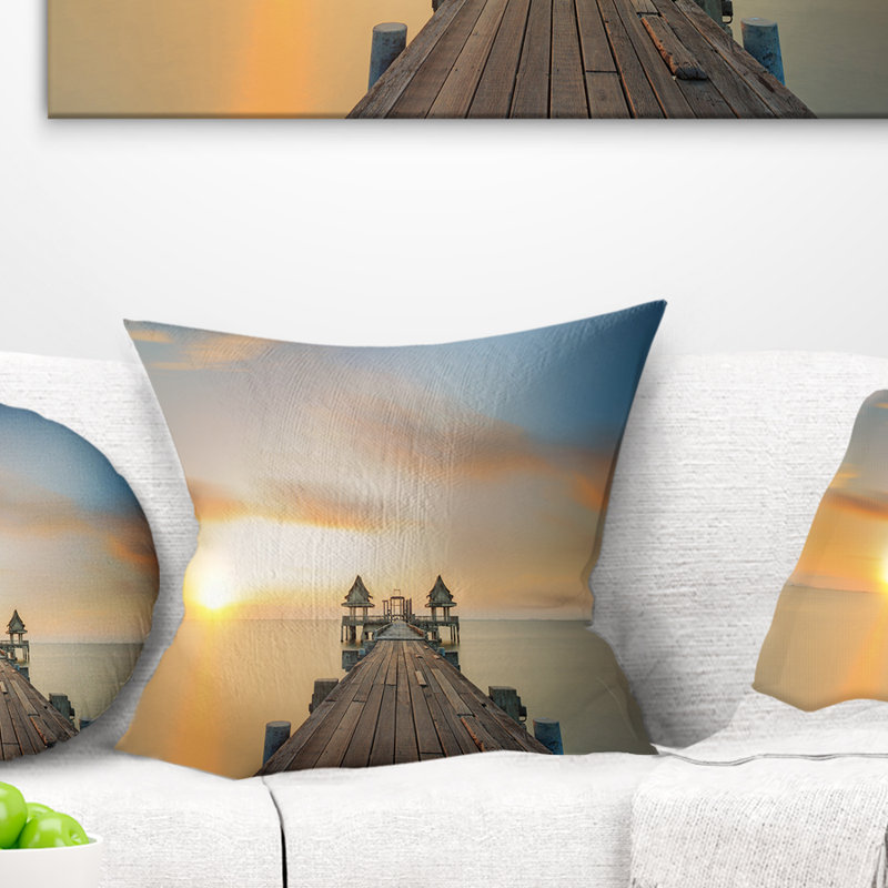 Landscape Throw Pillow, 16" x 16", Throw pillow