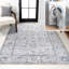Tapis gris clair / bleu Brandy Rustic Border-447230875