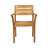 Amarrion Wood Premium All-Weather Wicker Outdoor Dining Armchair-33691312