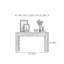 Retro Minimalist Practical Console Table-1208762099