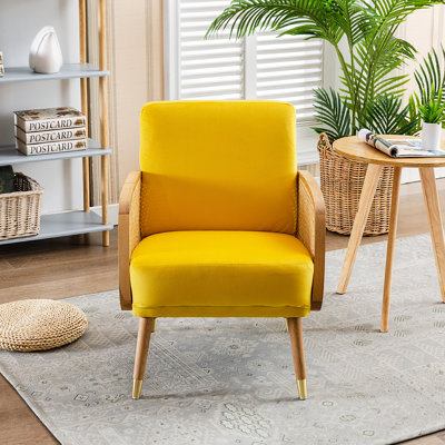 Edgao Velvet Armchair