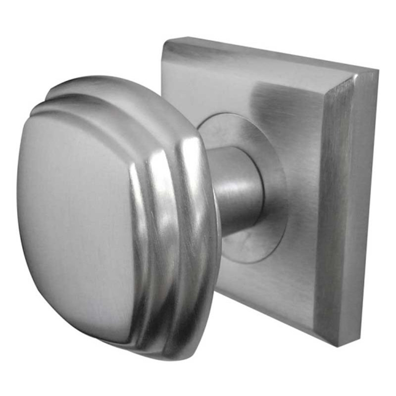 Passage Knobset, Satin Chrome