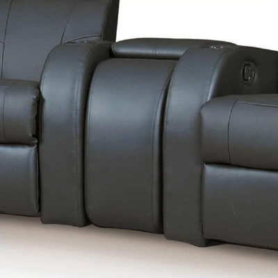 Selevae Upholstered Home Theater Seating with Cup Holder