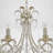 Cavrie 9-Light Vintage Candle Dimmable Chandelier with Crystal Accents