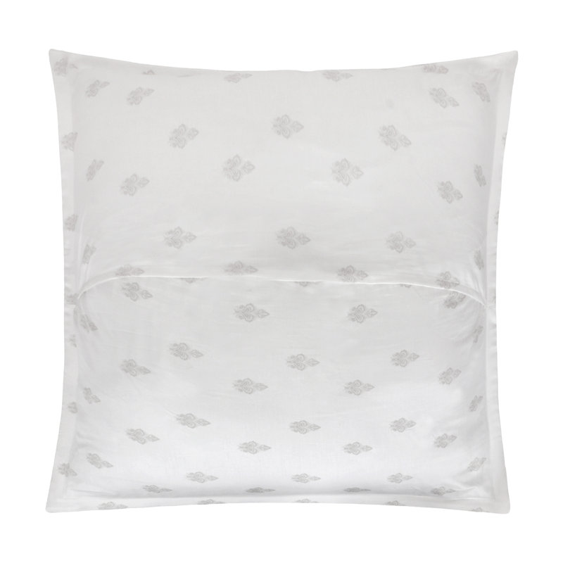 Taie décorative 100% coton, Ivoire Lio