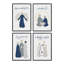 Ensemble de 4 reproductions d'art Bethlehem's Glow-577772831-577772819
