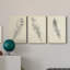 Plume d'esquisse II - ensemble de 3 reproductions d'art sur toile tendue-443847626
