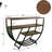 Clockwork Console Table - 3-Tier Entryway Table with Storage, Wood Sofa Table