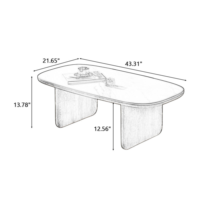Table basse Burlywood