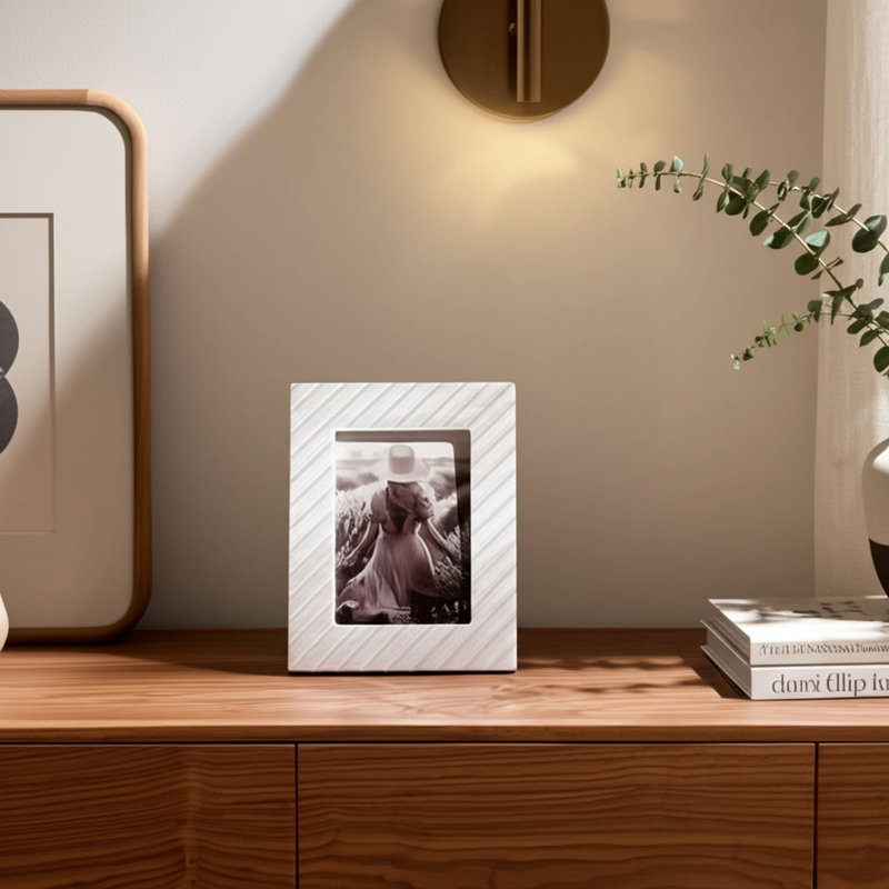 Genuine Marble Single Picture Frame, 8" W x 10" H