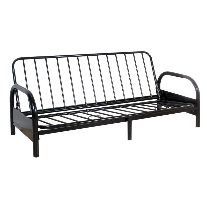 Structure de futon Bonilla, Noir, H 48 po x l 78 po x P 39 po