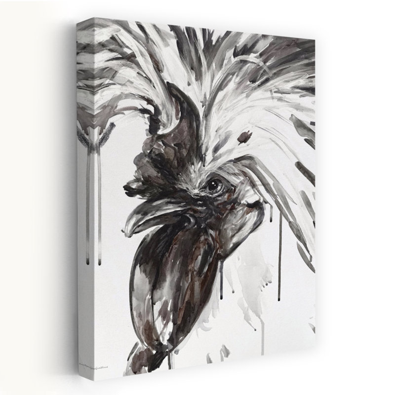 Art animalier contemporain féroce, H 48 po x l 32 po