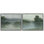 «Misty Twilight Lake View», ensemble de 2 giclées par Ethan Harper