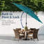 Parasol de patio à 3 niveaux-130904419