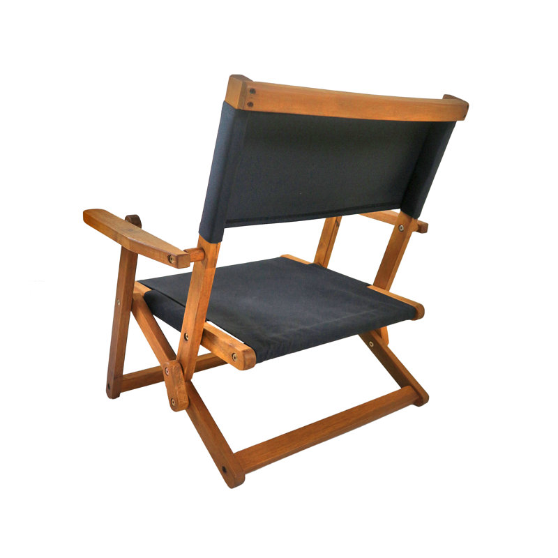 Camping/ Relax Chair FSC 100% Acacia Wood with Fabric Natural Colour