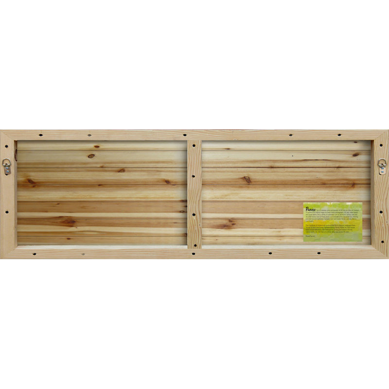 Stormy Calm II - impression sur bois, H 15 po x l 45 po x P 1,5 po