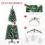 Lighted Artificial Pine Christmas Tree-1680302165