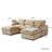 Kessi 5-piece Slipcovered Sectional-1816690576