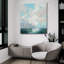 Art mural en verre épique «Cloudscape» par Julia Purinton, 12 po x 12 po-746187207