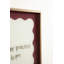 «Cordovan Red Wavy Border» par The Creative Bunch Studio