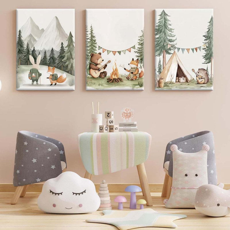 3 Piece Wrapped Canvas Print