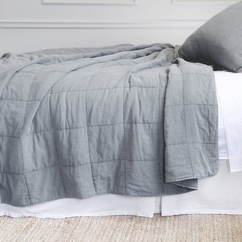 Antwerp Coverlet, Queen Coverlet, Navy