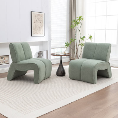 Mathias Upholstered Faux Fur Accent Chair