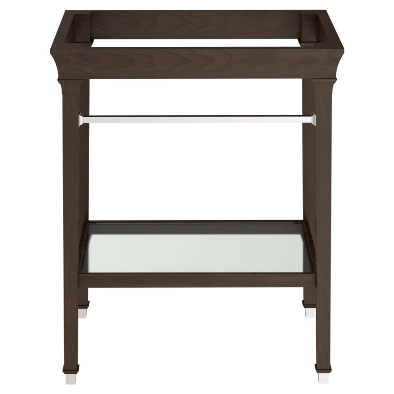 Town Square S 31'' Single Bathroom Vanity Base Only, Dark Cherry