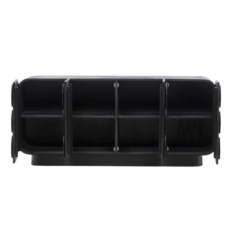 Mocca 71" Wide Sideboard, Black