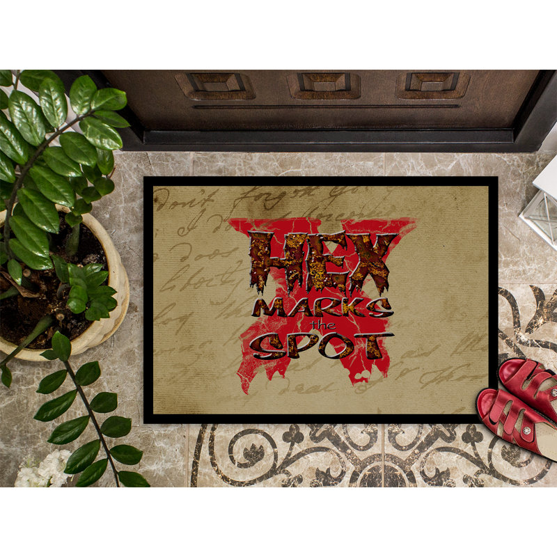Le tapis de porte d’intérieur anti-dérapants en hex marque le spot, Rectangle 2 pi x 3 pi