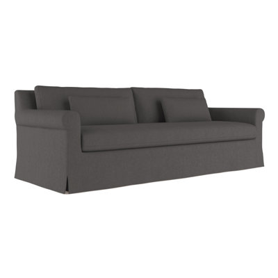 Ludlow Rolled-Arm Skirted Loveseat