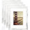 8x10 White Picture Frame Set Of 4