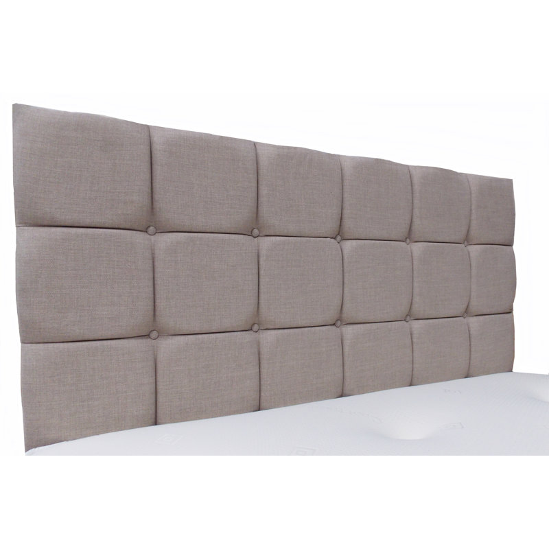 Lennart Upholstered Headboard, Cream, Kingsize (5')