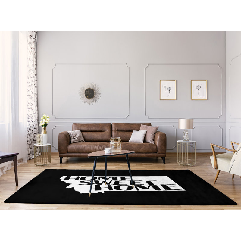 Tapis en poly-chenille montana à la maison, Rectangle 8 pi x 10 pi