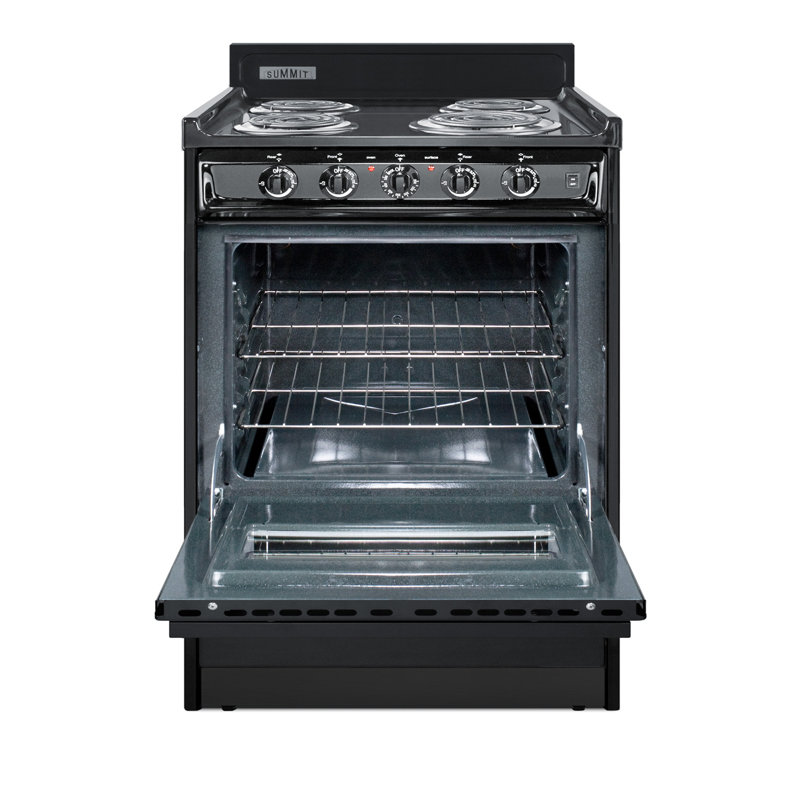 Summit Appliance 24" 2.9 Cubic Feet Electric Free Standing Range