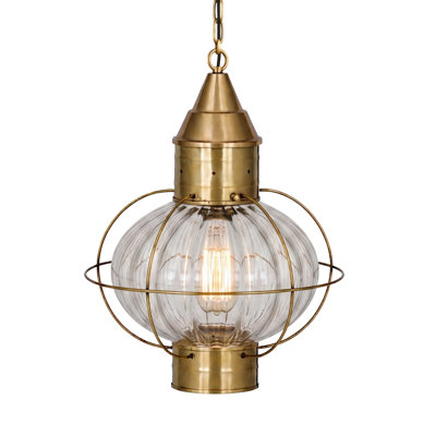 Brass Traditions - Ellington - 1 Light - 19 inch - Antique Brass - Solid Brass - Pendant