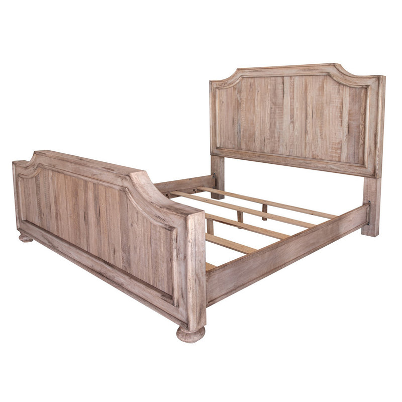Lit standard en bois massif Kurosh, Grand