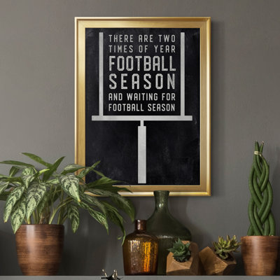 «Football Season», art textuel sur toile
