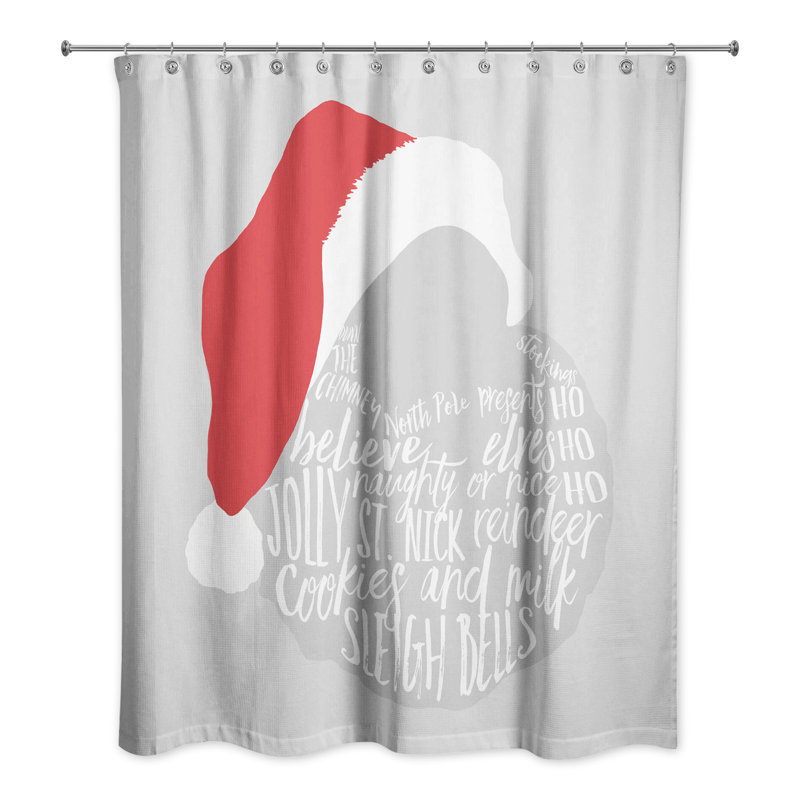 Rideau de douche simple Christmas