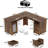 Detcho 60'' L Shaped Executive Desk with Drawers and Power Outlets-673389980