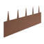 Weather-Resistant Steel Landscape Edging 40x8 in Yard Edging Border