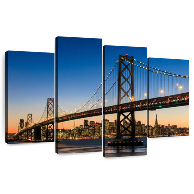 Lilie sf Bay Bridge Blue Hour