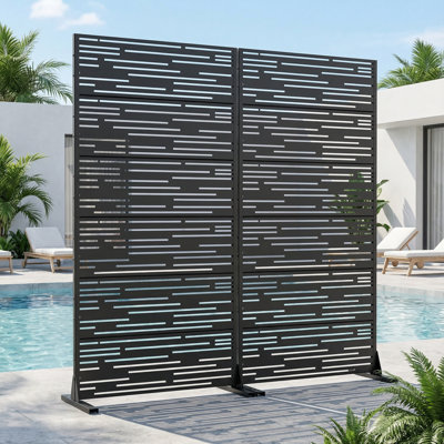 Metal Privacy Screen Panel Pattern