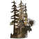 Rustic Lodge 1 - Light Flush Mounted Sconce
