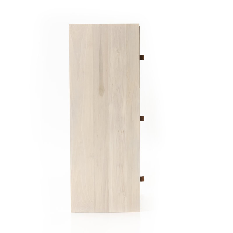 Trey Solid Wood Writing Desk, Dove Poplar