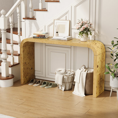 52"Solid Wood Console Table by Millwood Pines