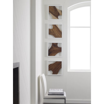 Dimensional 4 Piece Framed Wall Décor Set