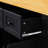 Black Kitchen Island With 2 Seats, Power Source, Internal Storage Unit, Drop-Down Leaf, 5 Side , 3 Drawers For Dynamic Spaces Chairs, Input, Storage, Wonderful Kitchens-121076860
