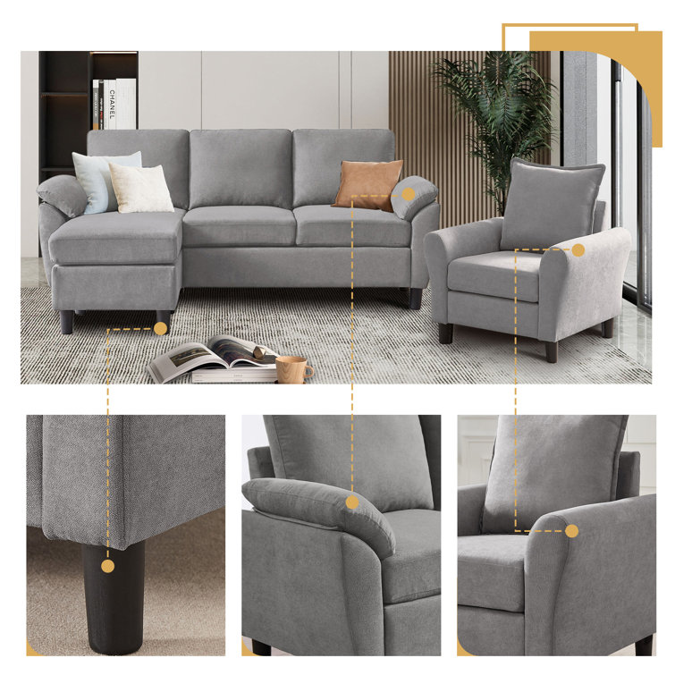 Juliani 3 - Piece Living Room Set